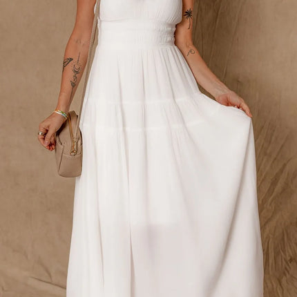 V-Neck High Waist Cami Dress - Image 1