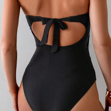 Cutout Sweetheart Neck One-Piece Swimwear - Image 2