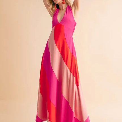 Aemi+Co Color Block Sleeveless Maxi Dress - Image 6