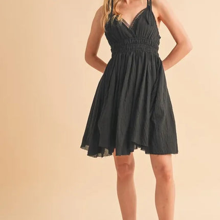 Aemi+Co Lace Detail Mini Cami Dress - Image 11