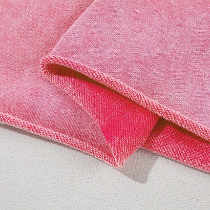 Mineral Wash Raw Edge Ruffle Mini Dress - Image 12