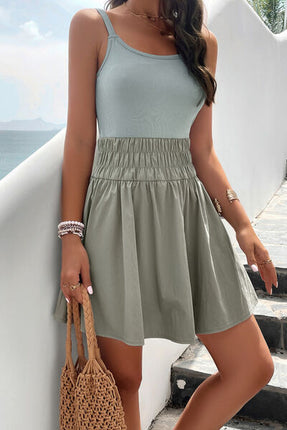 Devine Smocked Scoop Neck Mini Cami Dress - Image 13