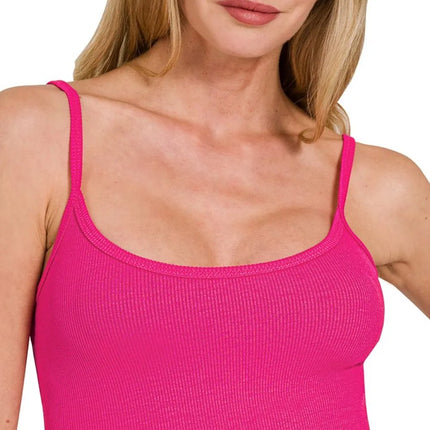 Zenana Ribbed Bodycon Midi Dress - Image 6