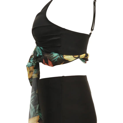 Printed Wide Strap Two-Piece Swim Set - Image 17