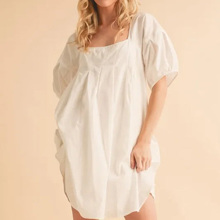 Aemi + Co Square Neck Babydoll Dress with Pockets - Image 9