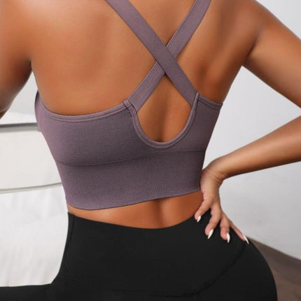 Scoop Neck Long Active Bra - Image 2