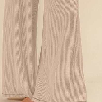 BiBi 2tone Cord Rib Waist Band Side Pocket Pants - Image 3