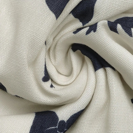 Bow Print Tie Shoulder Dress - Image 7