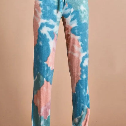 BiBi Tie Dye French Terry Jogger Pants - Image 1