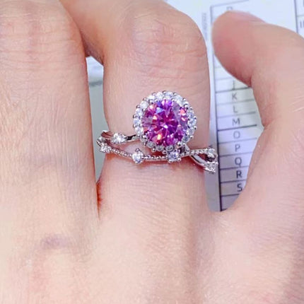 1 Carat Moissanite 925 Sterling Silver Ring - Image 1