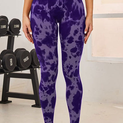 Tie-Dye High Waist Active Leggings - Image 7