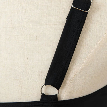 Leopard V-Neck Wide Strap One-Piece Swimwear - Image 4