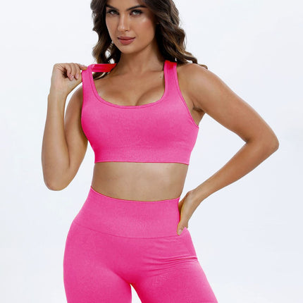 Scoop Neck Wide Strap Top and Shorts Active Set - Image 14