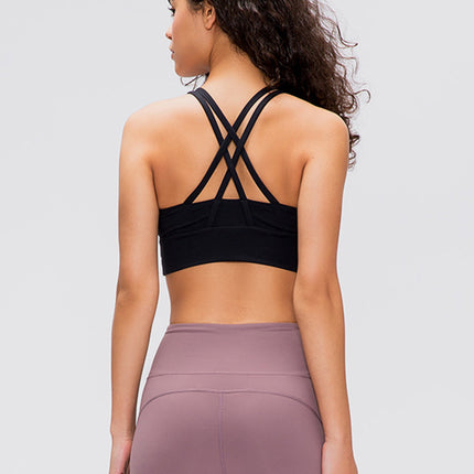 Millennia Crisscross Scoop Neck Active Tank - Image 32