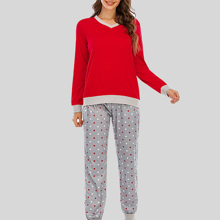 Long Sleeve Top and Polka Dot Pants Set - Image 7