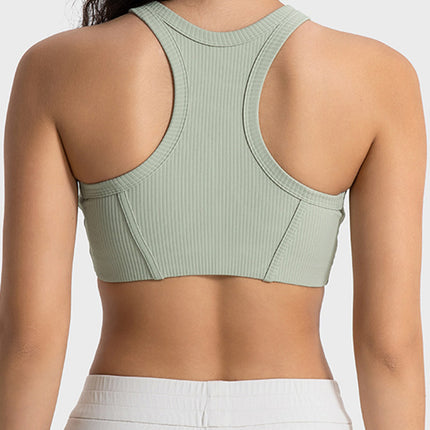 Millennia Wide Strap Cropped Sport Tank - Image 6