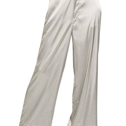 Zenana Wide-Leg Satin Pants - Image 2