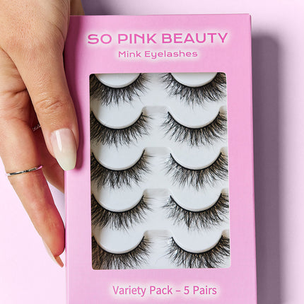 SO PINK BEAUTY Mink Eyelashes 5 Pairs - Image 12