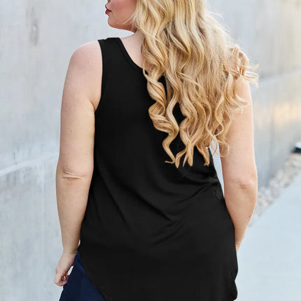 Basic Bae Full Size Round Neck Curved Hem Tank - Image 20