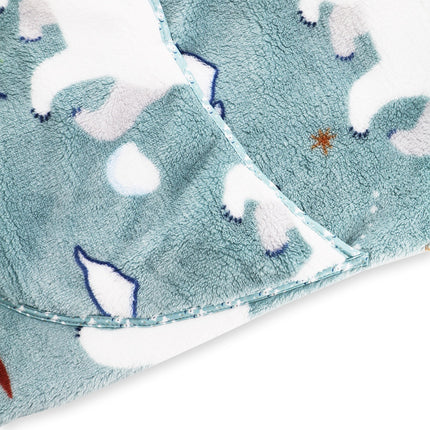 Fuzzy Pocketed Long Sleeve Hooded Lounge Dress - Image 17