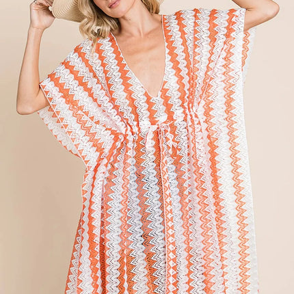 Cotton Bleu by Nu Label Multi Crochet Lace Cover Up - Image 1