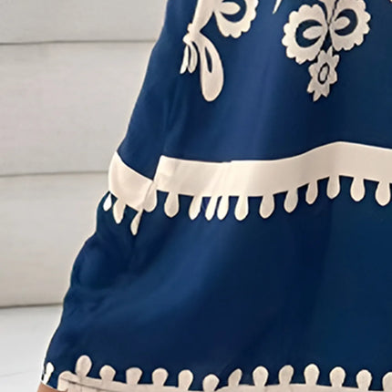 Printed Spaghetti Strap Sleeveless Maxi Dress - Image 9