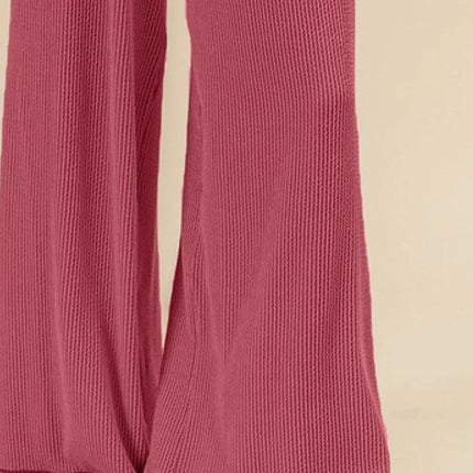 BiBi 2tone Cord Rib Waist Band Side Pocket Pants - Image 3