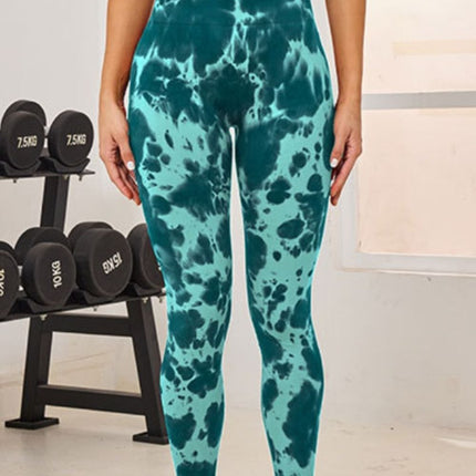 Tie-Dye High Waist Active Leggings - Image 4