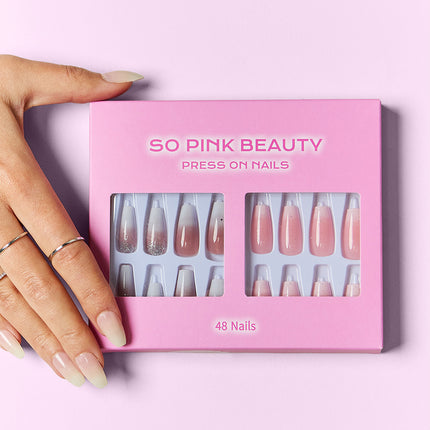 SO PINK BEAUTY Press On Nails 2 Packs - Image 13