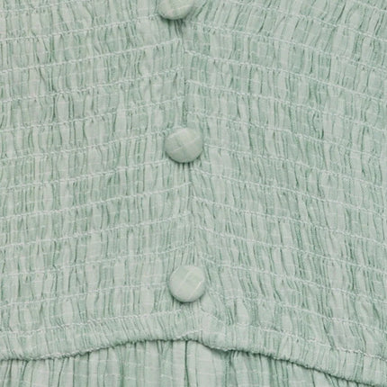 V-Neck Ruffled Cap Sleeve Dress - Image 7