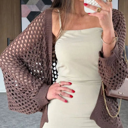 Hollow Out Open Front Cover-Up - Image 4