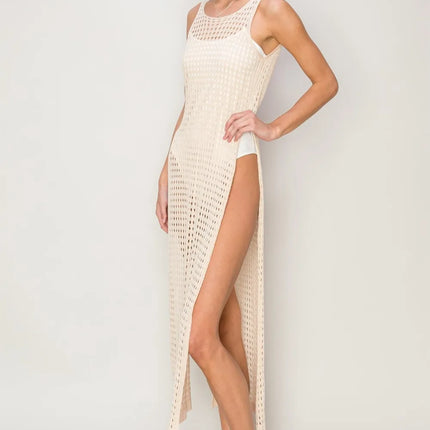HYFVE Crochet Backless Cover Up Dress - Image 4
