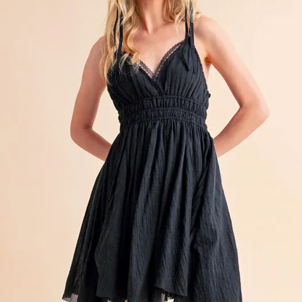 Aemi+Co Lace Detail Mini Cami Dress - Image 1