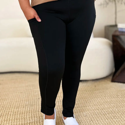 Wide Waistband Sports Leggings - Image 7