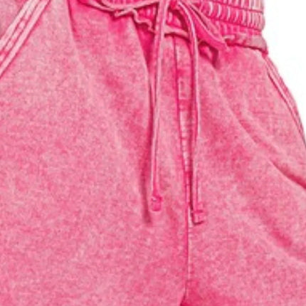 Zenana Washed French Terry Palazzo With Pockets - Image 3