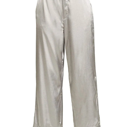 Zenana Wide-Leg Satin Pants - Image 1