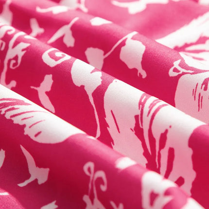 Floral Sleeveless Tasseled Tie Neck Tiered Midi Dress - Image 11