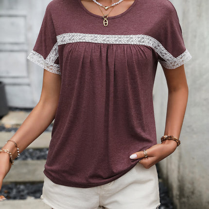 Ivy Lane Contrast Round Neck Short Sleeve Tee - Image 8