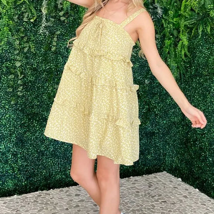 And The Why Ruffle Detailed Floral Babydoll Dress - Image 4