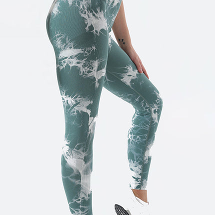 Tie-Dye High Waist Active Leggings - Image 18