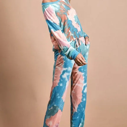BiBi Tie Dye French Terry Jogger Pants - Image 5