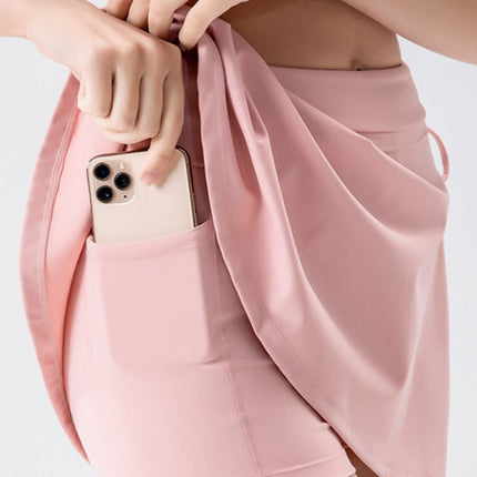 High Waist Active Skort with Pockets - Image 7