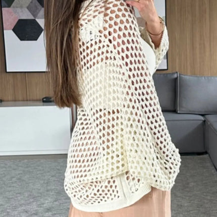 Hollow Out Open Front Cover-Up - Image 8