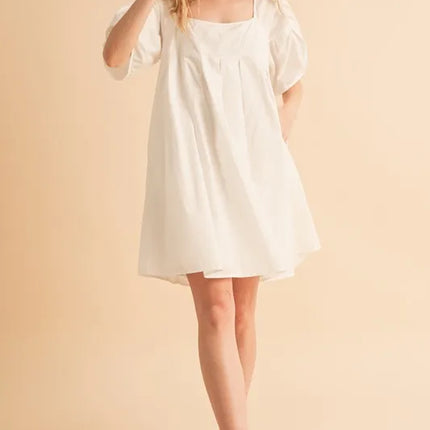 Aemi + Co Square Neck Babydoll Dress with Pockets - Image 8