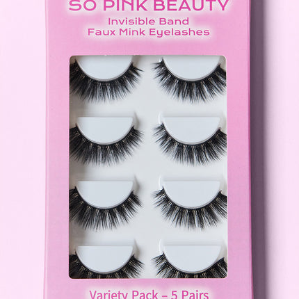 SO PINK BEAUTY Mink Eyelashes 5 Pairs - Image 13