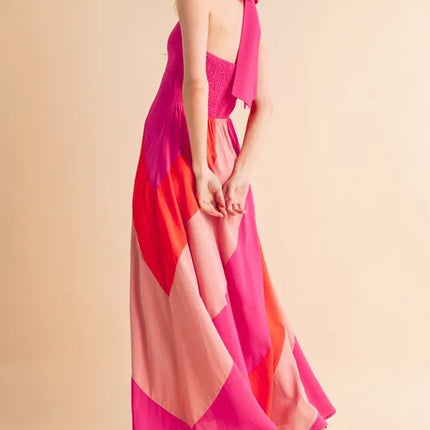 Aemi+Co Color Block Sleeveless Maxi Dress - Image 17