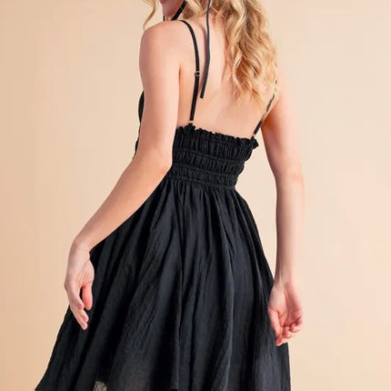 Aemi+Co Lace Detail Mini Cami Dress - Image 2