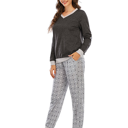 Long Sleeve Top and Polka Dot Pants Set - Image 3