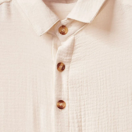 Button Down Short Sleeve Midi Shirt Dress - Image 19