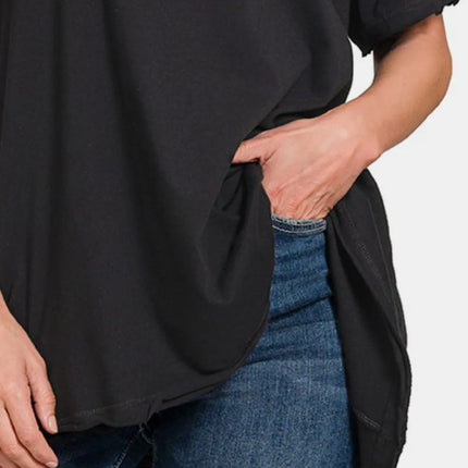 Zenana Round Neck Short Sleeve T-Shirt - Image 3